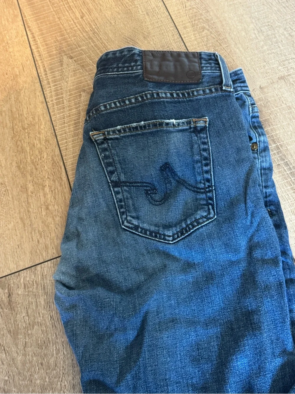 Ag Adriano Goldschmied Men's Indigo Straight Jeans